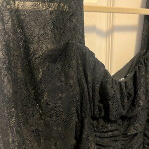ZARA Black Lace Dress, size XS